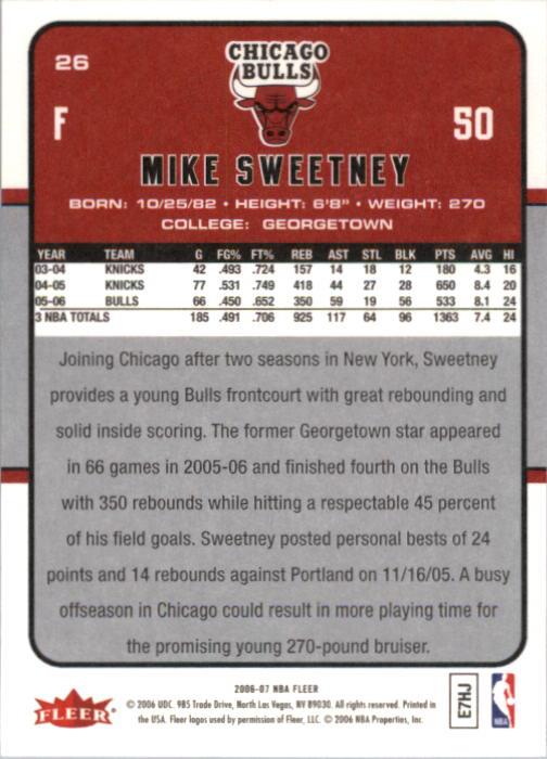 2006-07 Fleer Basketball Card Pick - Picture 53 of 490