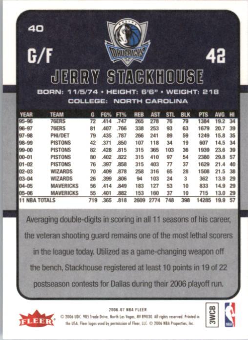 2006-07 Fleer Basketball Card Pick - Picture 81 of 490