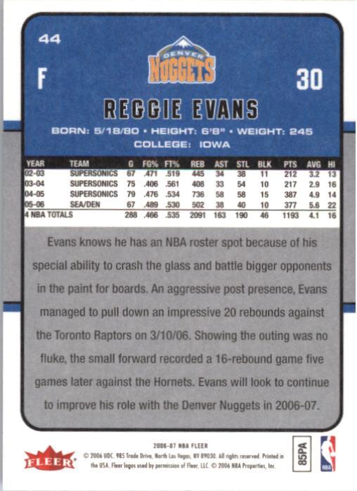 2006-07 Fleer Basketball Card Pick - Picture 89 of 490