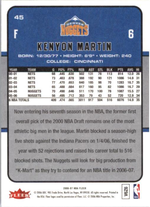 2006-07 Fleer Basketball Card Pick - Picture 91 of 490