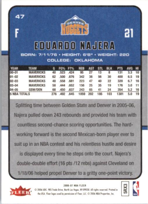 2006-07 Fleer Basketball Card Pick - Picture 95 of 490