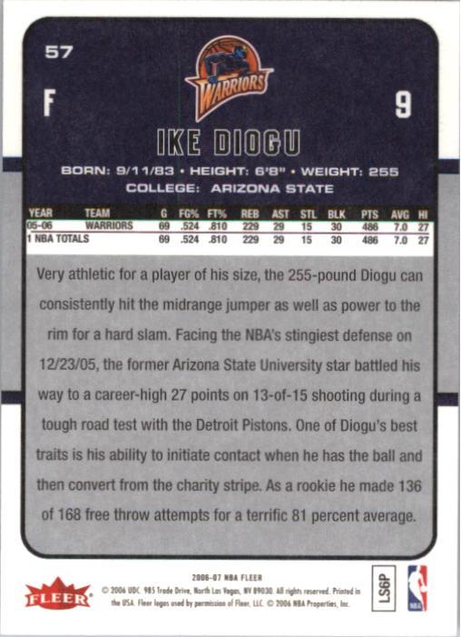 2006-07 Fleer Basketball Card Pick - Picture 115 of 490