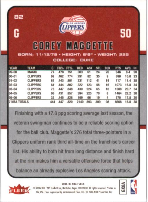 2006-07 Fleer Basketball Card Pick - Picture 165 of 490