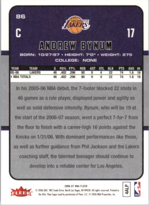 2006-07 Fleer Basketball Card Pick - Picture 173 of 490