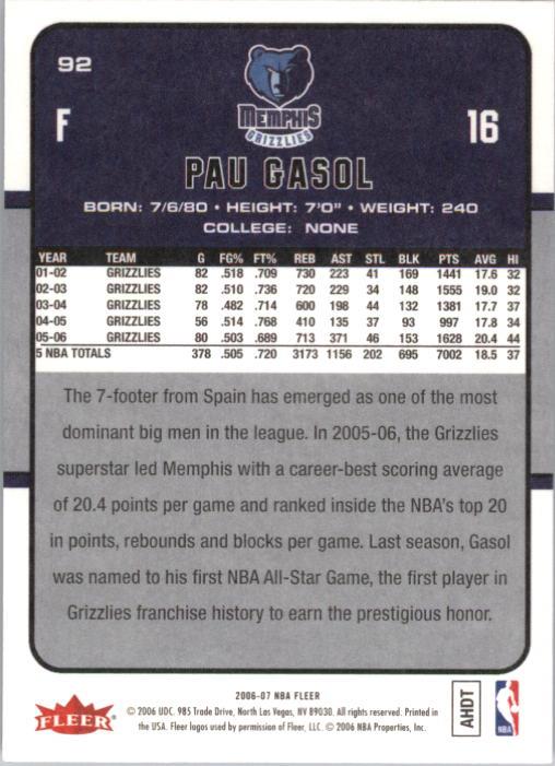 2006-07 Fleer Basketball Card Pick - Picture 185 of 490