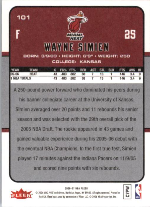 2006-07 Fleer Basketball Card Pick - Picture 203 of 490