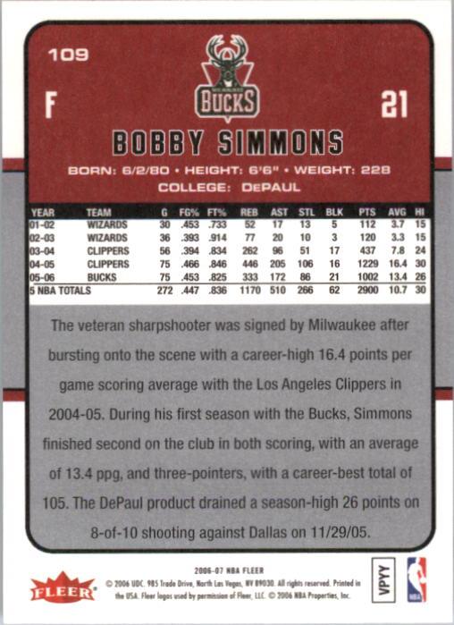 2006-07 Fleer Basketball Card Pick - Picture 219 of 490