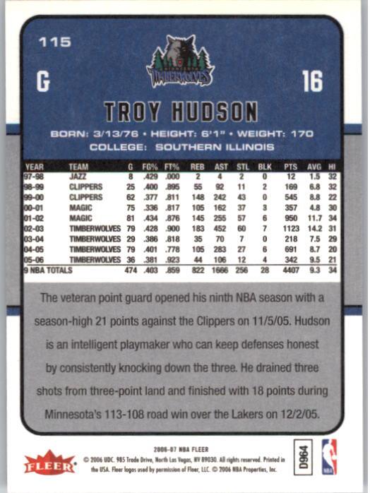 2006-07 Fleer Basketball Card Pick - Picture 231 of 490