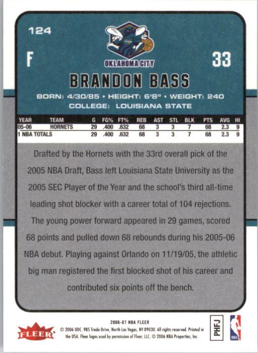 2006-07 Fleer Basketball Card Pick - Picture 249 of 490