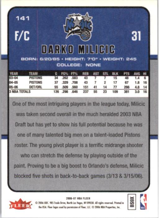 2006-07 Fleer Basketball Card Pick - Picture 283 of 490