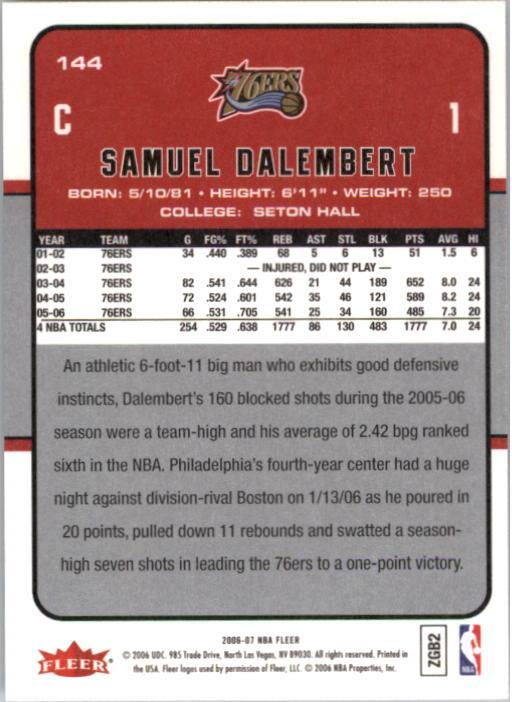 2006-07 Fleer Basketball Card Pick - Picture 289 of 490