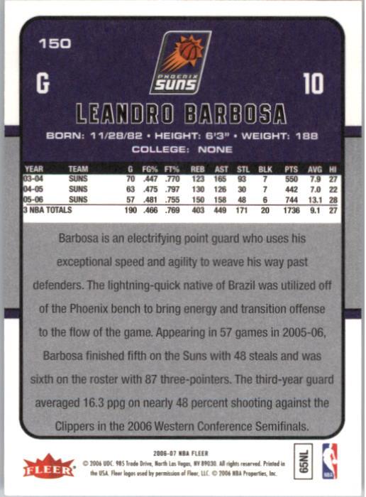 2006-07 Fleer Basketball Card Pick - Picture 301 of 490