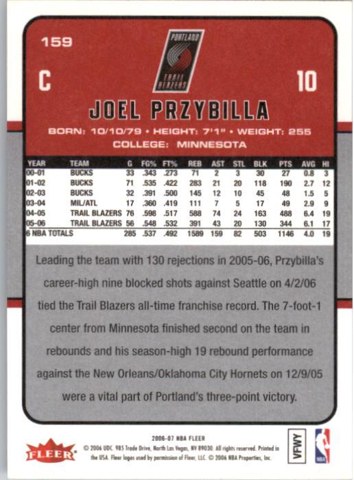 2006-07 Fleer Basketball Card Pick - Picture 319 of 490