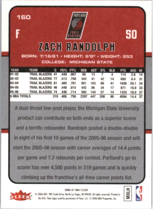 2006-07 Fleer Basketball Card Pick - Picture 321 of 490