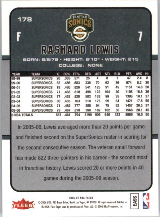 2006-07 Fleer Basketball Card Pick - Picture 357 of 490