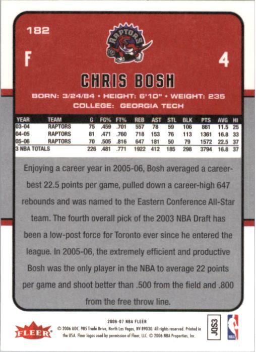 2006-07 Fleer Basketball Card Pick - Picture 365 of 490