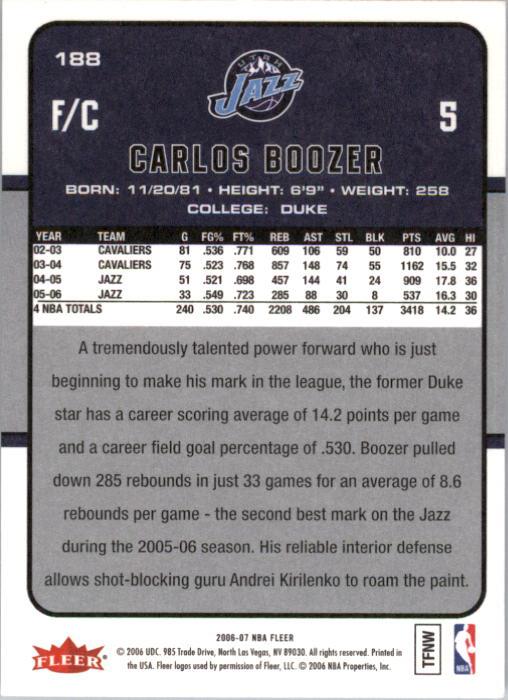 2006-07 Fleer Basketball Card Pick - Picture 377 of 490