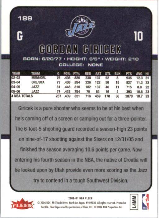 2006-07 Fleer Basketball Card Pick - Picture 379 of 490