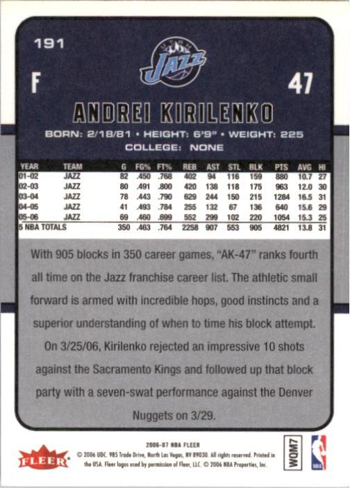 2006-07 Fleer Basketball Card Pick - Picture 383 of 490