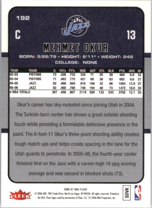 2006-07 Fleer Basketball Card Pick - Picture 385 of 490