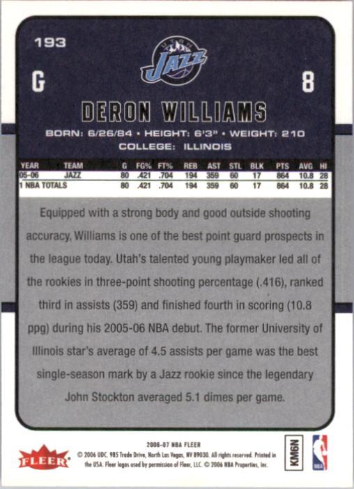 2006-07 Fleer Basketball Card Pick - Picture 387 of 490