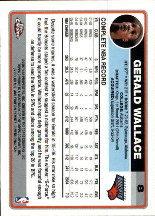 2006-07 Topps Chrome Basketball Card Pick - Picture 15 of 380