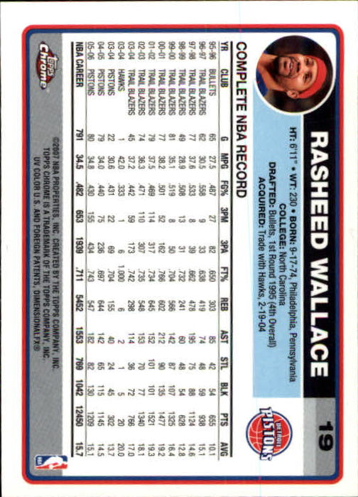 2006-07 Topps Chrome Basketball Card Pick - Picture 35 of 380
