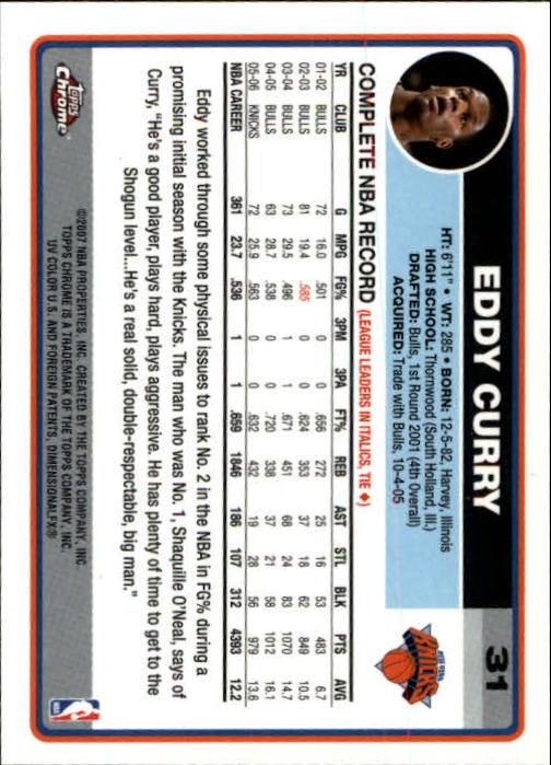 2006-07 Topps Chrome Basketball Card Pick - Picture 57 of 380