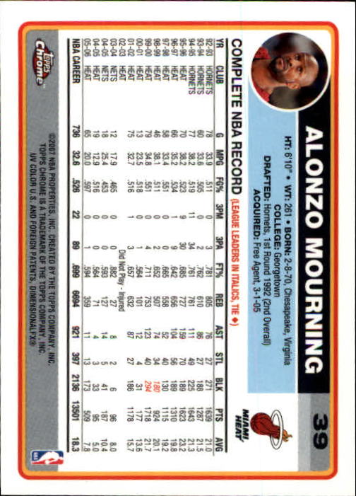 2006-07 Topps Chrome Basketball Card Pick - Picture 71 of 380