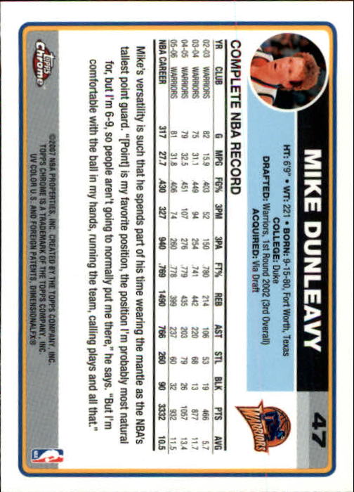 2006-07 Topps Chrome Basketball Card Pick - Picture 85 of 380