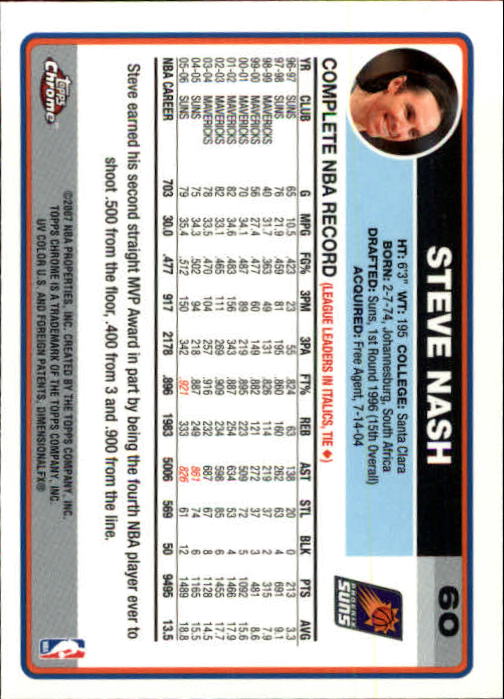2006-07 Topps Chrome Basketball Card Pick - Picture 107 of 380