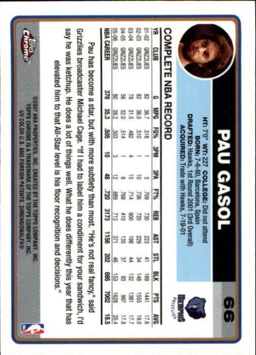 2006-07 Topps Chrome Basketball Card Pick - Picture 119 of 380