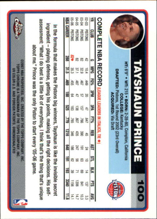 2006-07 Topps Chrome Basketball Card Pick - Picture 185 of 380
