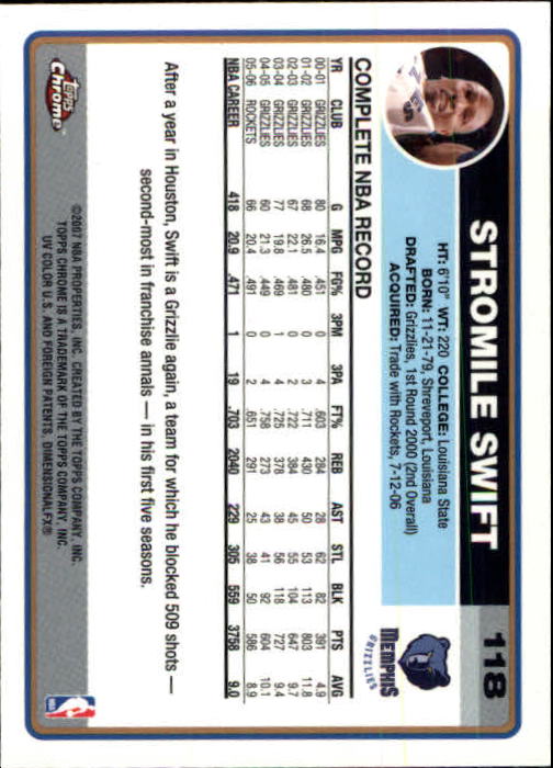 2006-07 Topps Chrome Basketball Card Pick - Picture 217 of 380
