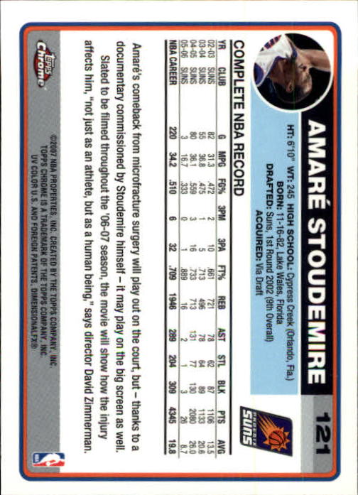 2006-07 Topps Chrome Basketball Card Pick - Picture 223 of 380