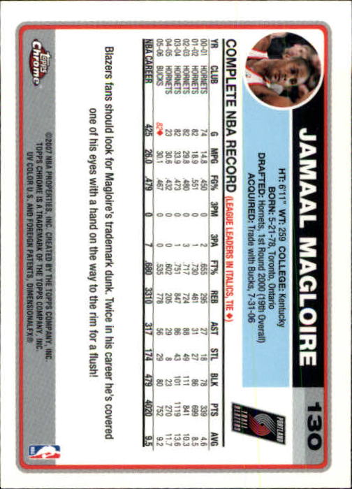 2006-07 Topps Chrome Basketball Card Pick - Picture 239 of 380