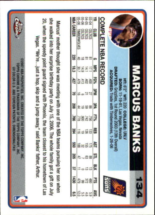 2006-07 Topps Chrome Basketball Card Pick - Picture 247 of 380