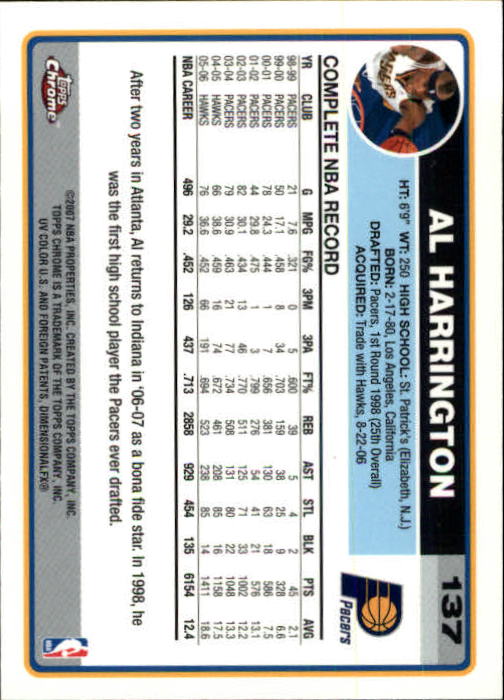 2006-07 Topps Chrome Basketball Card Pick - Picture 251 of 380