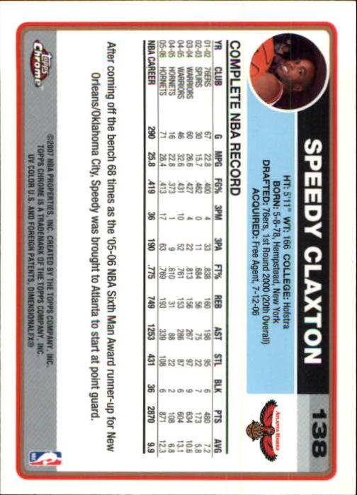 2006-07 Topps Chrome Basketball Card Pick - Picture 253 of 380