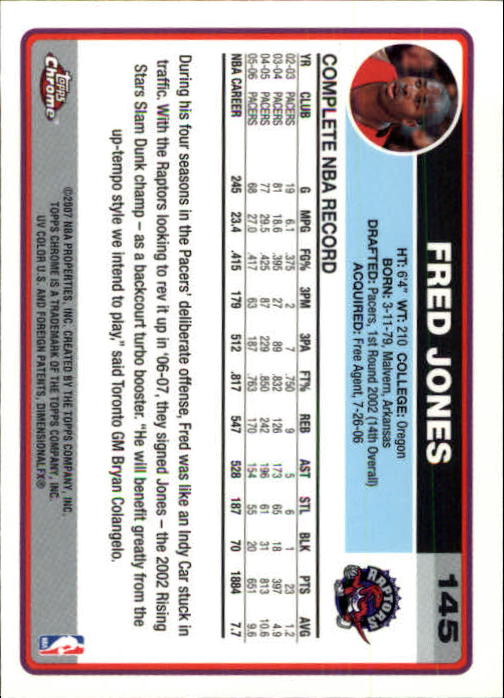 2006-07 Topps Chrome Basketball Card Pick - Picture 267 of 380