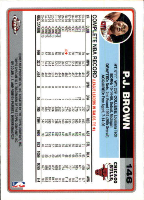 2006-07 Topps Chrome Basketball Card Pick - Picture 269 of 380