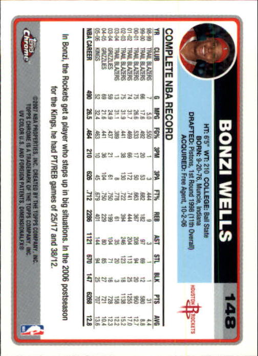 2006-07 Topps Chrome Basketball Card Pick - Picture 273 of 380