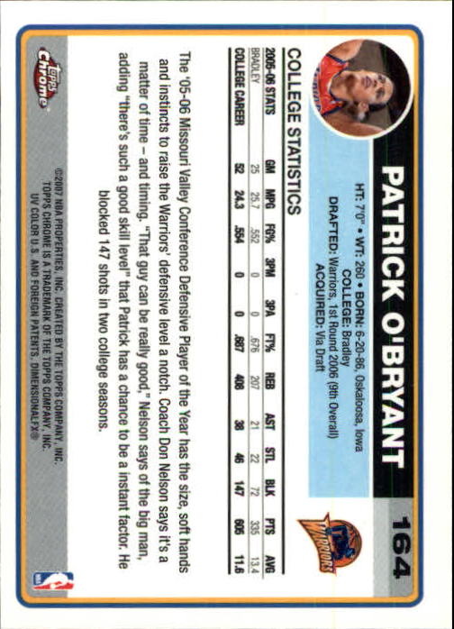 2006-07 Topps Chrome Basketball Card Pick - Picture 295 of 380