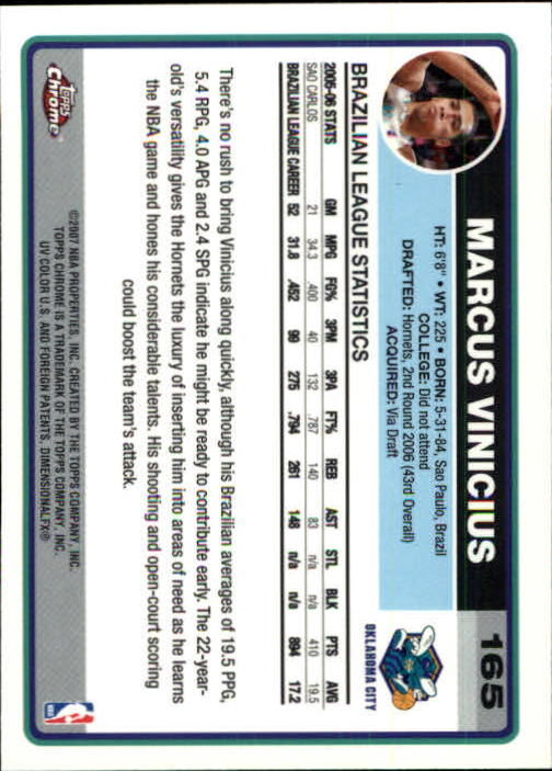 2006-07 Topps Chrome Basketball Card Pick - Picture 297 of 380