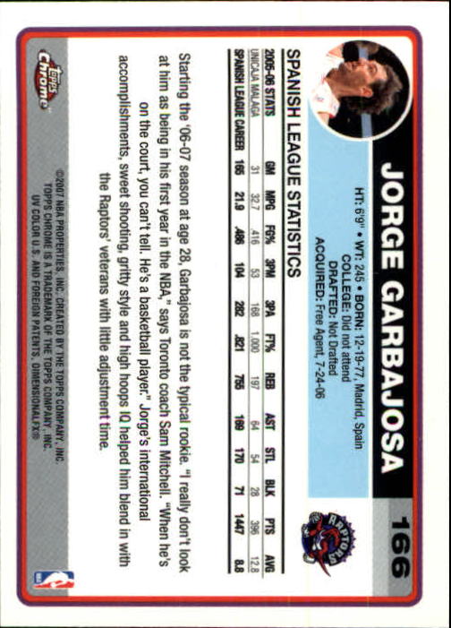 2006-07 Topps Chrome Basketball Card Pick - Picture 299 of 380