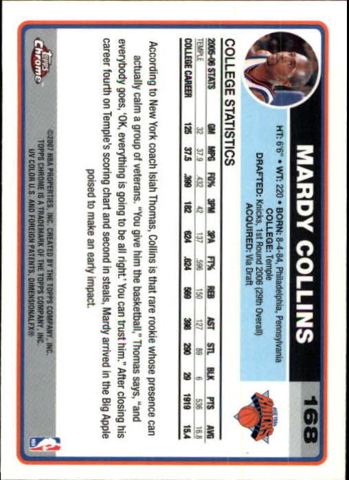 2006-07 Topps Chrome Basketball Card Pick - Picture 303 of 380