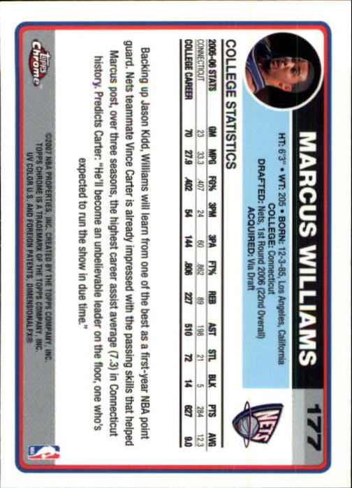 2006-07 Topps Chrome Basketball Card Pick - Picture 321 of 380