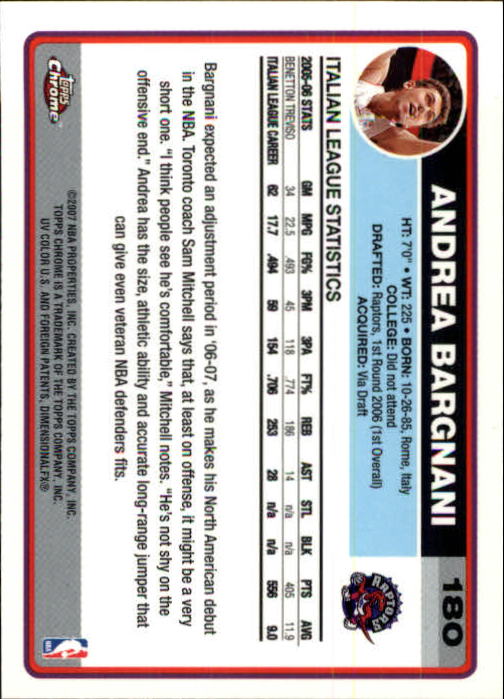 2006-07 Topps Chrome Basketball Card Pick - Picture 327 of 380