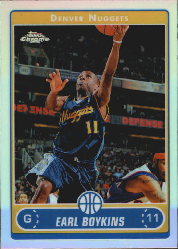 Tarjetas de inserción paralela ""Refractores"" de baloncesto cromadas Topps 2006-07 - Imagen 28 de 113