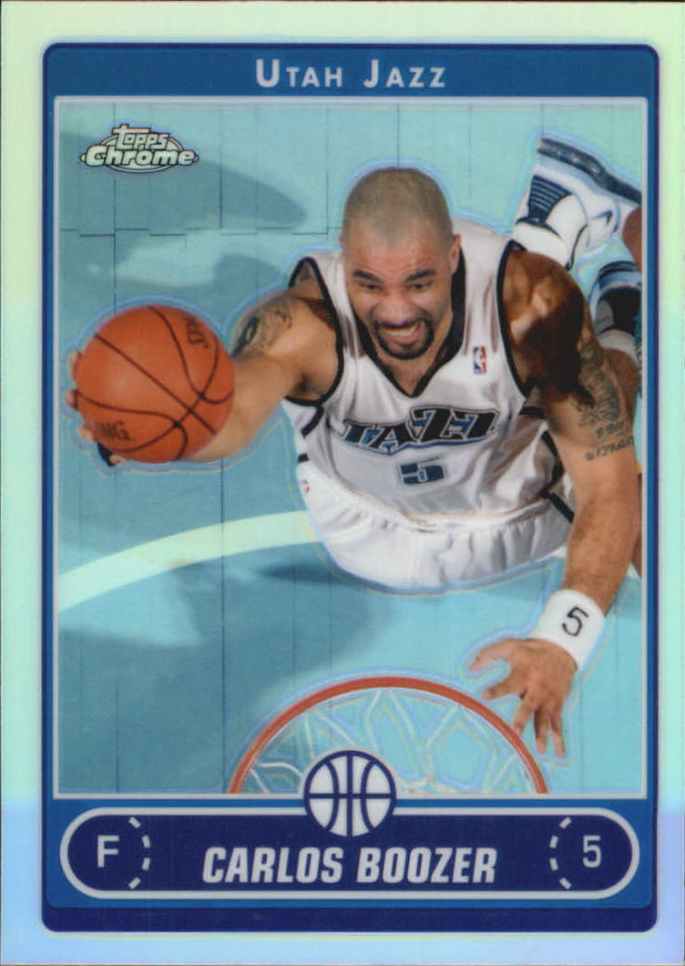 Tarjetas de inserción paralela ""Refractores"" de baloncesto cromadas Topps 2006-07 - Imagen 48 de 113
